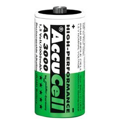 AccuCell AC3000 Baby/C die aufladbare Alkaline Batterie