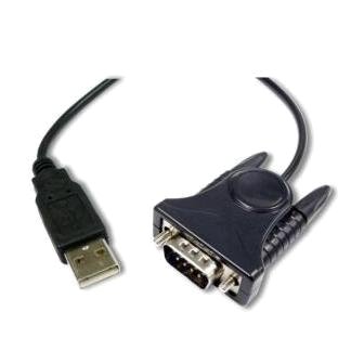 Elektronik und Foto: Adapter von USB auf seriell (RS232), grau, Retail