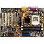 Elektronik Und Foto: ASUS TUV4X/WOA Motherboard Socket370 VIA Apollo Pro133T 1A/6P/1CNR ATX