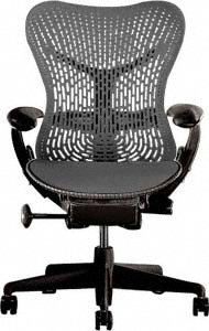 Mirra Chair - Basic Graphite on Graphite by Herman Miller