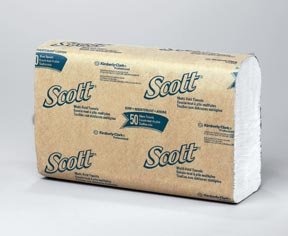 Scott and Kleenex Folded Paper Towels; 10.1 x 13.15 in.