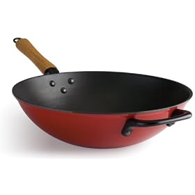 Iron Chef J65-0002 14-Inch Wok with Helper Handle by Woks