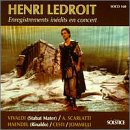 Henri Ledroit: Unpublished Live Recordings
