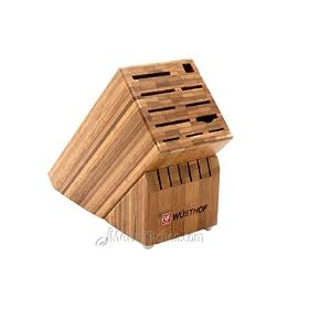 Wusthof 17-Slot Bamboo Knife Storage Block by W%C3%BCsthof