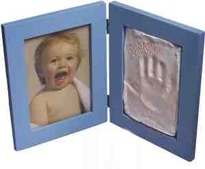 Handys ohne Vertrag: Gips blau Doppelrahmen 17x22 cm f�r 1 Foto 13x18 cm und