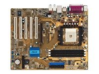 Elektronik und Foto: Asus K8N SKT754 NVNF3 ATX Motherboard SND LAN 1394 U2 FSB800 SATA133