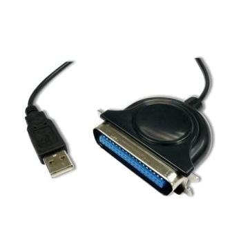 Elektronik und Foto: Adapter von USB auf parallel, grau, Retail