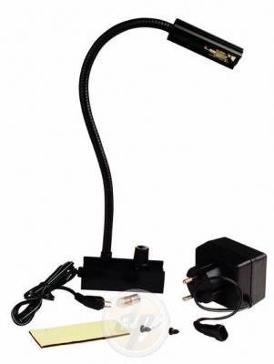 Festnetztelefone: Flexilight Schwannhalsleuchte 12V/5W Netzteil/Dimmer