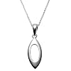 Deals List: Sterling Silver Open Marquis Pendant, 18"