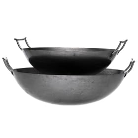 Eastman Outdoors Deep Dish Carbon Steel Wok (22-inches) by 