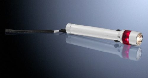 Lautsprecher: LED Taschenlampe V5 LED-LENSER Silver Cat