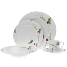Mikasa Classic Calla 20-Piece Dinnerware Set, Service for 4 by Mikasa