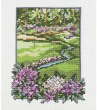 Golf Course Mini Cntd X-Stitch Kit-5''X7''