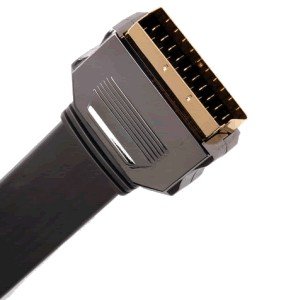 Handys ohne Vertrag: Goldkabel Profi Scartkabel flach 20,0m