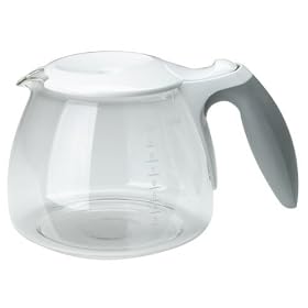 Braun KFK500WH 10 cup AromaDeluxe replacement carafe, WHITE. by Braun