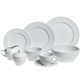 PTS America Coventry Parenthnon 45-Piece Dinnerware set, Service for 8 by Dinnerware