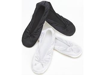 Isotoner Classic Satin Slippers 
