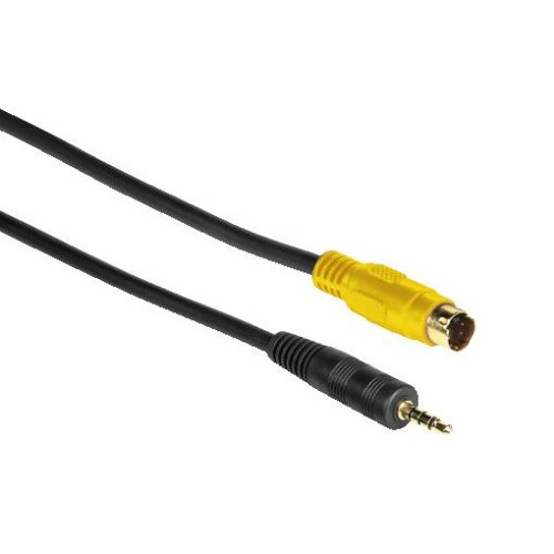 Heimkinosysteme: Hama Videoverbindungskabel, 4-pol.-Klinkenstecker - S-Video-Stecker, 2 m