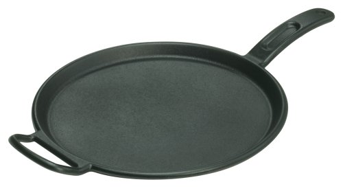 Lodge Pro-Logic Seasoned Cast Iron Round Griddle W/ Handle