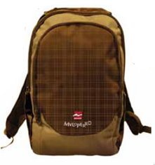 Lautsprecher: Laptop-Rucksack "ROLLER CUBE" BROWN bis 15,4", braun