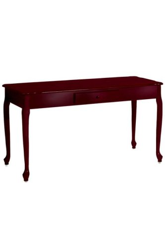 56 inch w Queen Anne Desk Storage Drawer Mahogany