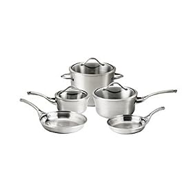 Calphalon Contemporary Stainless 8-Piece Cookware Set by Calphalon