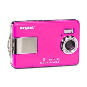 Argus 5.0 MP Digital Camera - Pink (DC-5195)