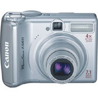 Canon PowerShot A560 7.1MP Digital Camera with 4x Optical Zoom