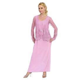 Sweetheart Neckline Top w/ Overlay Floor Length Skirt