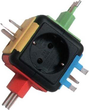 Speicherkarten: Reisestecker Schutzklasse 1