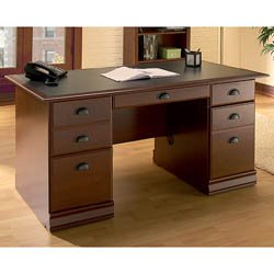 South Shore Executive Office Desk - Vintage Cherry - 7368718 - (Classic Cherry) 