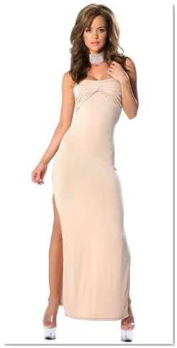 Sexy Long Tube Dress Side Split