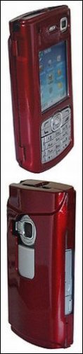 Verst&auml;rker und Receiver: VCT Crystal Case RED f�r Nokia N70