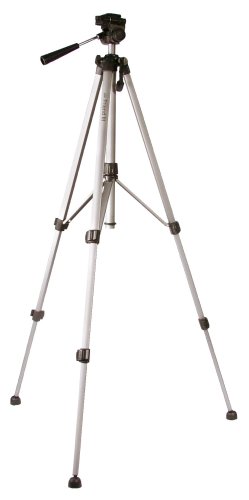 Elektronik und Foto: Aluminium Reisestativ mit Kurbel, bis 150 cm, inkl. Stativtasche
