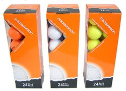 24 PROSiMMON TOUR DISTANCE Golf Balls Yellow