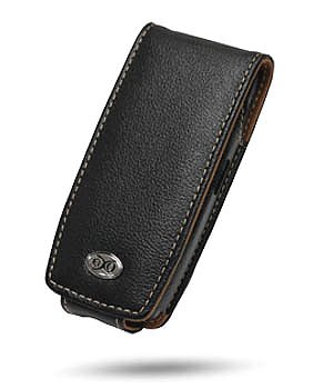 Drucker: EIXO BiColor Ledertasche Flip f�r Qtek 8600, HTC MTeoR, HTC Breeze