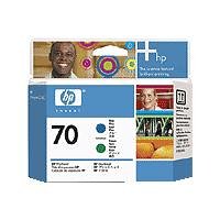 HP 70 Blue and Green Printhead Use In Selected Hp Designjet Printers