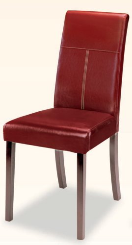 Set of 2 Bycast Vinyl Parson Dining Chairs