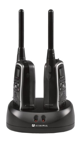 Audiovox GMRS2572CH 25-Mile 2-Way Radio Twin Pack with Dual Desktop Rapid Charger