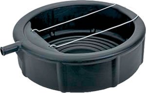 Lumax LX1629 Plastic Oil Drain Pan with Wire Loop Handle, 5 Gallon Capacity 