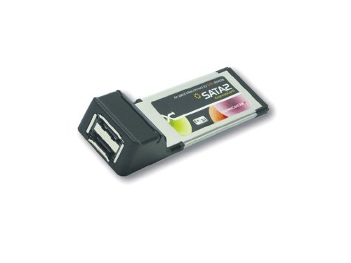 Zubeh&ouml;r: 34mm ExpressCard SATA 2, mit RAID 0/1, 2-Port