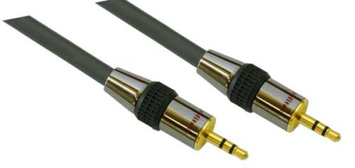 Heimkinosysteme: High-End Klinken Verbindungskabel, 3.0 m 3,5mm Stereo-Klinkenstecker auf 3,5mm Stereo-Klinkenstecker