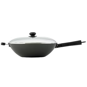 Helen Chen's Asian Kitchen 97002 Excalibur Non-Stick 14 inch Wok Set by Harold Import Company Inc.