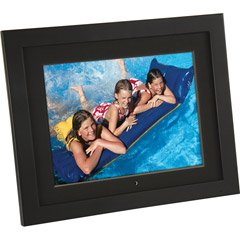 Sunpak 12.1-Inch Wireless Digital Photo Frame (Black Wood)