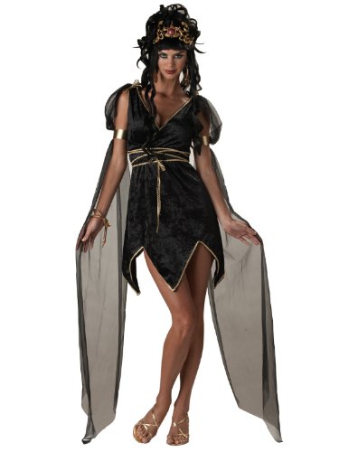 Sexy Women's Medusa Costume Halloween Greek Grecian Mythology Snake Headpiece S M or L