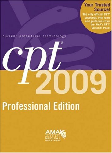 CPT 2009 Professional Edition (Current Procedural Terminology, Professional Ed. (Spiral-bound)