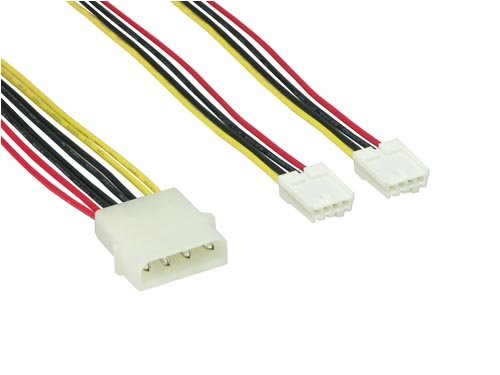 Rohlinge: Y-Kabel Stromversorgung 1x 5.25" auf 2x 3,5"