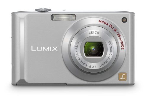 Panasonic Lumix DMC-FX55S 8.1MP Digital Camera with 3.6x Wide Angle MEGA Optical Image Stabilized Zoom (Silver)