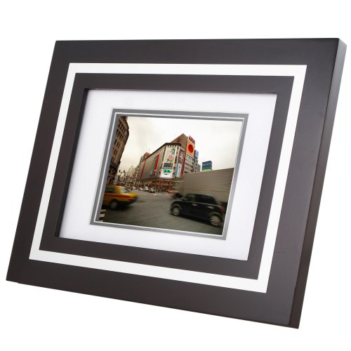 TAO 5.6-Inch 128MB Double-Matted Digital Frame (Mahogany and Silver)