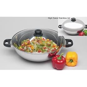 3-Pc. Stainless Steel Wok Set by Woks